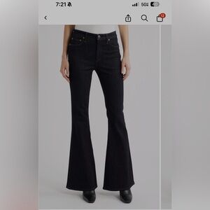 rag & bone Dark Flare Jeans